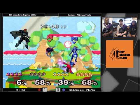 Crouching Tigers 2 SSBM - Winners Finals - FF + TSB (Red) vs K.I.D. Goggles + PikaPika! (Blue)