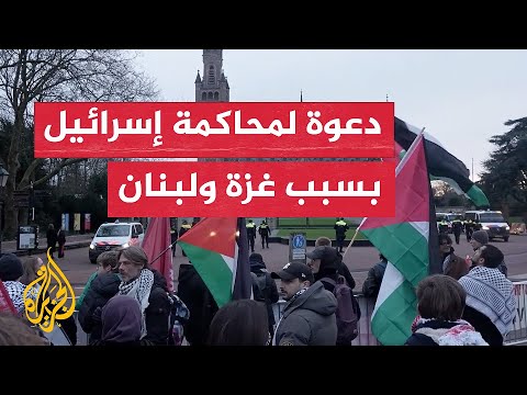 فيديو | مظاهرة أمام محكمة العدل الدولية في لاهاي للمطالبة باتخاذ إجراءات ضد إسرائيل