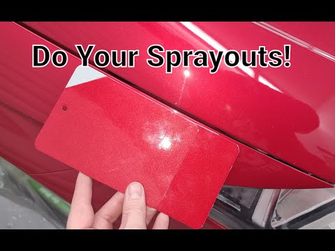 How I do my sprayout cards