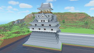 【Minecraft】 萩城の作り方 Part1