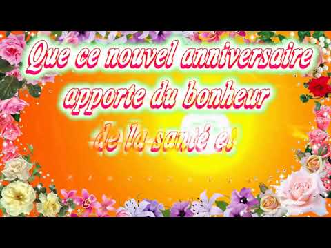Joyeux Anniversaire ma chère amie