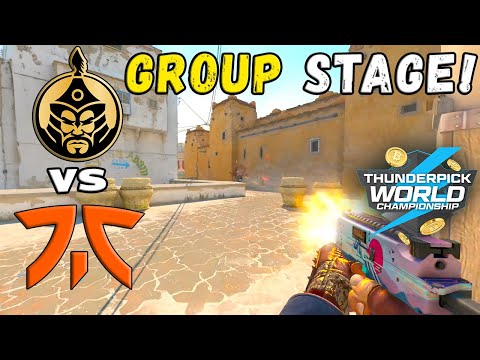 WINNER TO PLAYOFFS! TheMongolz vs fnatic - HIGHLIGHTS - Thunderpick World Championship 2024 l CS2
