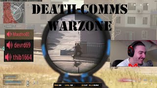 BEST OF DES DEATH COMMS SUR WARZONE !!
