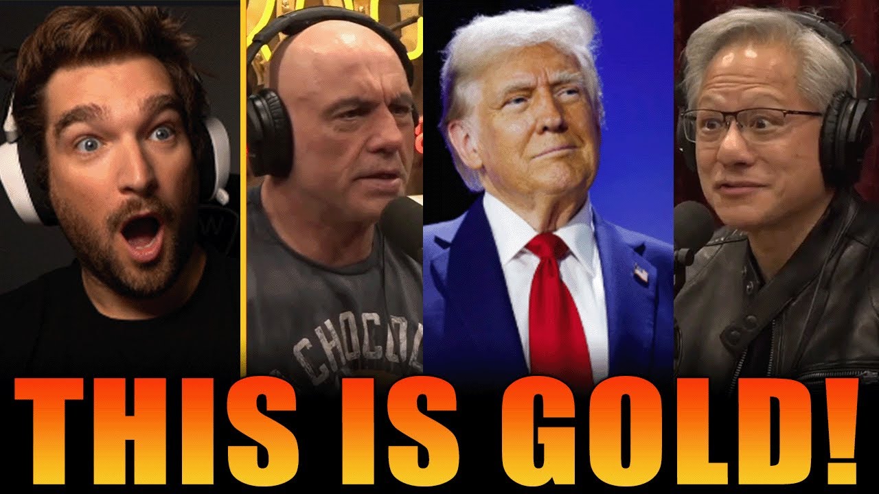 Watch Joe Rogan's Face Following NVIDIA CEO's Comments About Trump