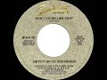 1980 HITS ARCHIVE: Don’t Do Me Like That - Tom Petty And The Heartbreakers (stereo 45)