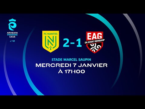 J12 I FC NANTES - EN AVANT GUINGAMP (2-1), le résumé I Première Ligue FFF 2024-2025