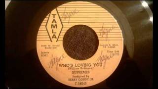 Supremes - Who&#39;s Loving You - Rare Early Motown Doo Wop / Soul Ballad