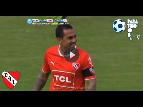 Ocasión de Montenegro. Almirante 0 Independiente 0. Fecha 12. Torneo Primera B Nacional.FPT