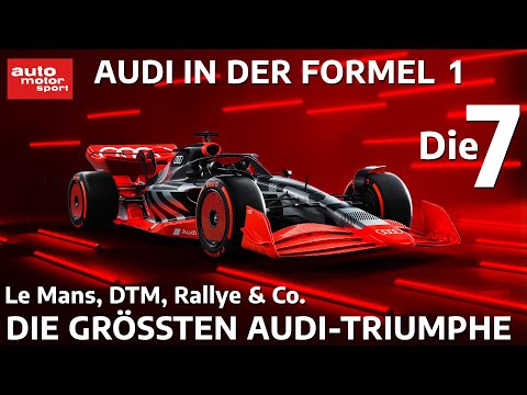 Audi in F1 - die Motorsport-Triumphe von Rallye über Le Mans bis Formel-E I auto motor und sport