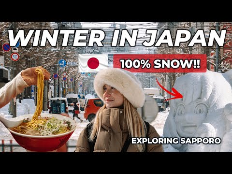 HOKKAIDO JAPAN TRAVEL GUIDE PART 1 - 24 HOURS IN SAPPORO!