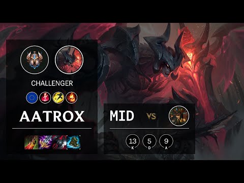 Aatrox Mid vs Cassiopeia - EUNE Challenger Patch 10.14