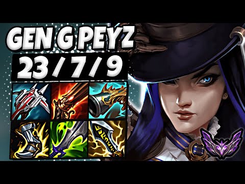 Caitlyn vs Varus ADC [ Gen G Peyz ] Patch 14.23 Korea Master ✅