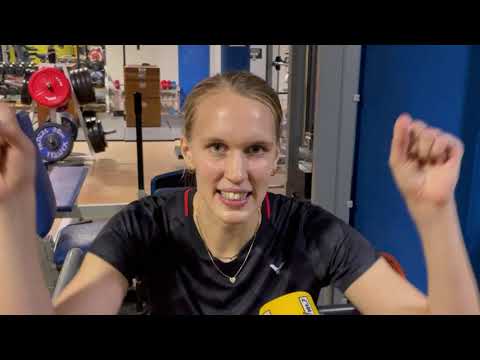 Hylo Badminton Open - Im Kraftraum mit Linda Efler