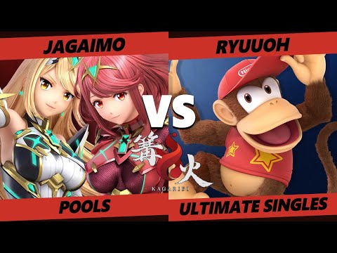 Kagaribi 4 - Jagaimo (Palutena, Pyra Mythra) Vs. Ryuuoh (Diddy Kong) SSBU Smash Ultimate