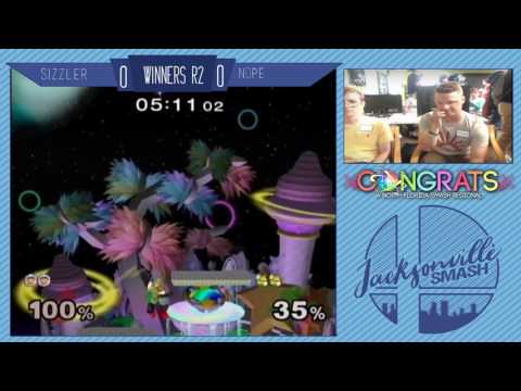 Jax Smash Weekly 3/16/17 - Sizzler(Ice Climbers) Vs nope(Fox) - Melee Winners R2