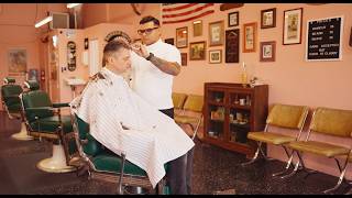 💈 Relaxing Haircut At Super Cozy Local Orlando Pink Barbershop | Eleanor’s Barber Shop