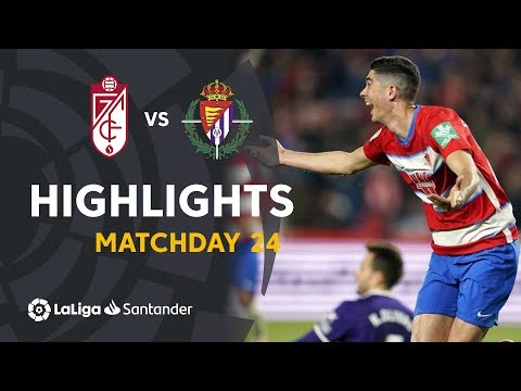Highlights Granada CF vs Real Valladolid (2-1)