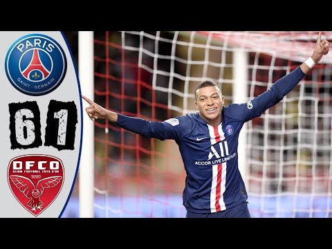 PSG Vs Dijon (6-1) - French Cup - Full Highlights - 720p HD.