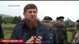 Рамзан Кадыров проверил оказание экстренной помощи пострадавшим от стихии в Ведено