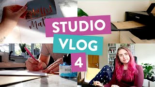 STUDIO VLOG | Packing Etsy orders and creating a new product | 004