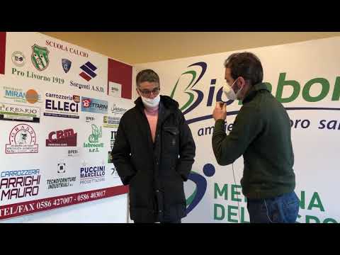 Pro Livorno Sorgenti - Prato (17/1/21): intervista a Piero Ceccarini