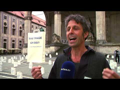 Das Kunstprojekt "Frieden Leben"