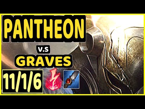 SKEANZ (PANTHEON) vs GRAVES - 11/1/6 KDA JUNGLE CHALLENGER GAMEPLAY - EUW