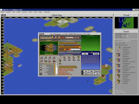Let's play Civilization Civilization II Gold Edition WW2 Scenario