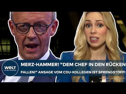 MERZ: Migrationshammer! "Dem Chef in den Rücken fallen!" Ansage eines CDU-Kollegen ist Sprengstoff