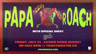 Papa Roach with special guest Gob, live at Casino Rama Resort, July 21, 2023
