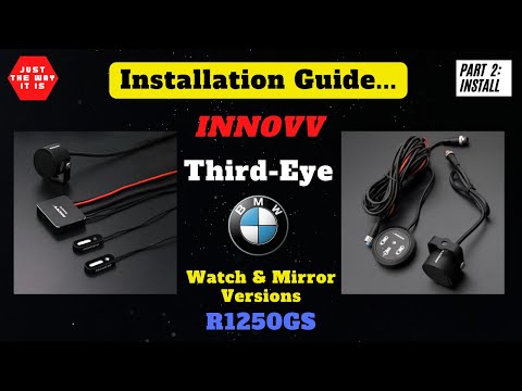 INNOVV Third EYE Radar Blind Spot Detection - Installation Guide BMW GS & GSA - How To Install a BSD