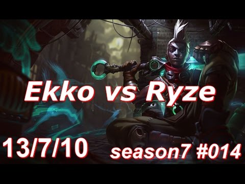 Ekko vs Ryze - Japanserver challenger season7