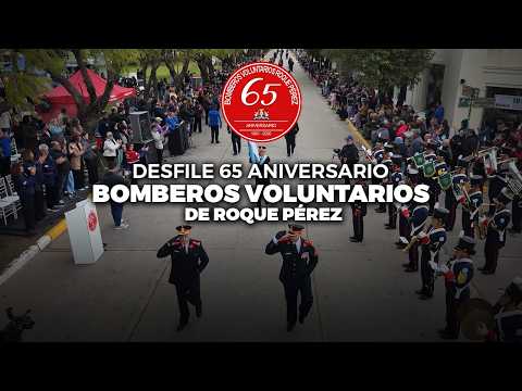 Desfile por los 65 Años de Bomberos Voluntarios de Roque Pérez