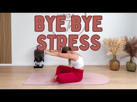 20 MIN of EVENING YOGA to RELIEVE stress & CALM DOWN