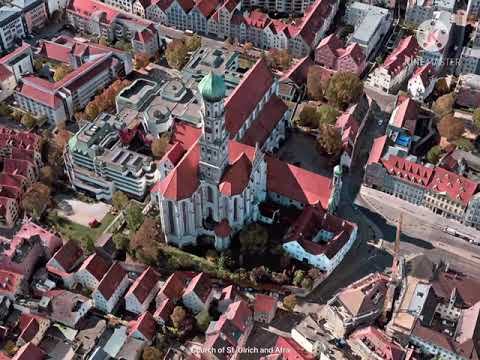 Augsburg, Germany 3D Flyover Tour 🇩🇪