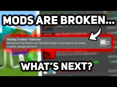 MINECRAFT BEDROCK MODDING IS BROKEN! What can we do now?