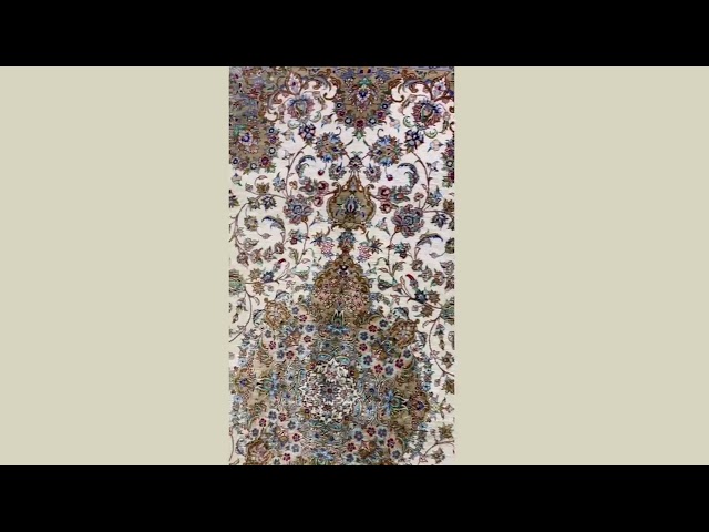 سجاد ايراني حرير كاشان - صناعة و نسيج يدوي | مقاس:...