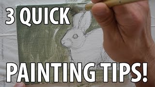 How to Paint a Picture: 3 Quick Painting Tips!