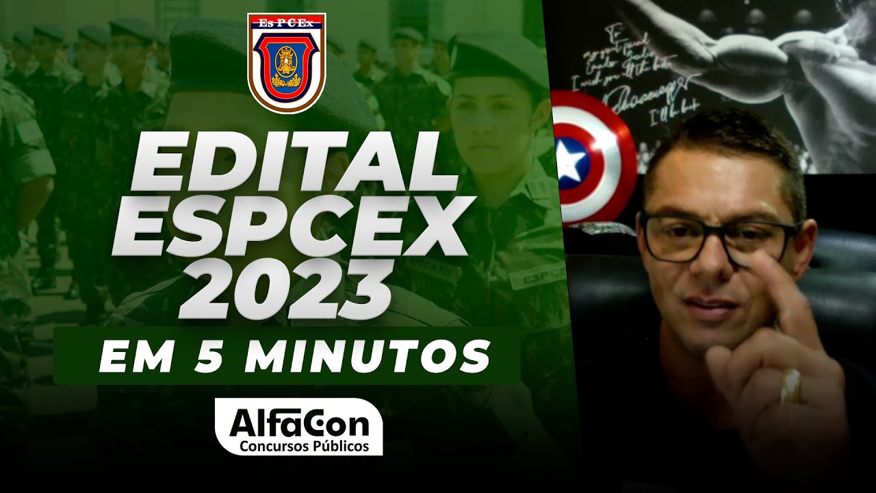ESPCEX 2023 - Análise do Edital em 5 minutos com Evandro Guedes - AlfaCon
