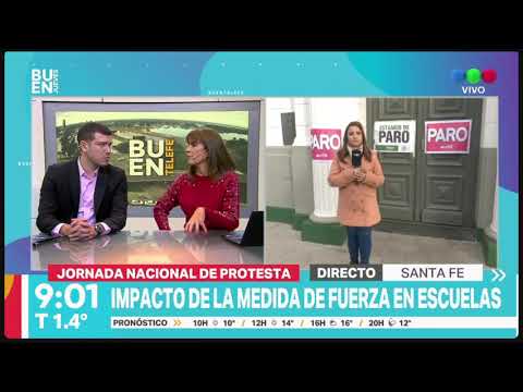 Impacto de las medidas de fuerza en las escuelas de Santa Fe  - Telefe Rosario