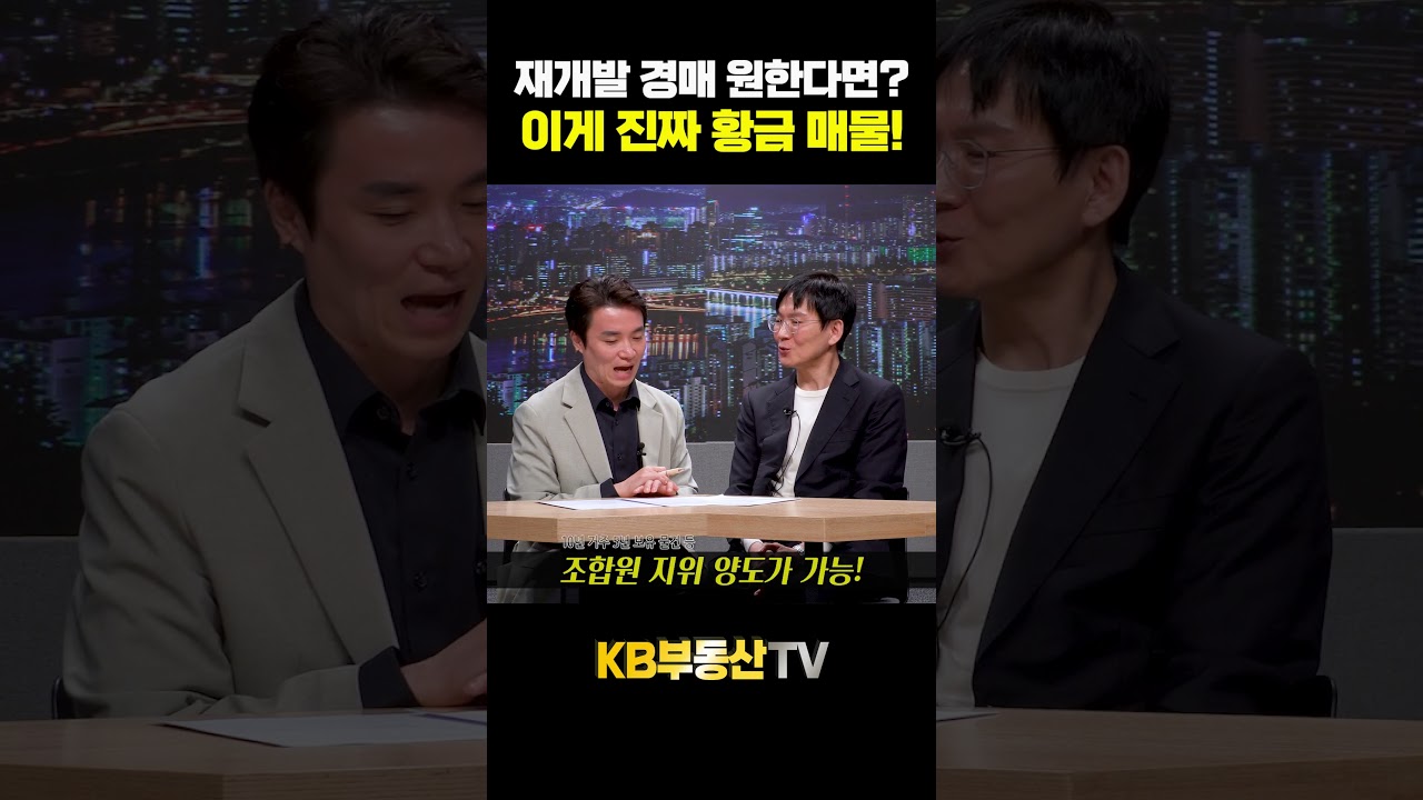 재개발 경매 원한다면? '규제 뚫는' 황금 매물은 '이것' #고준석 #경매
