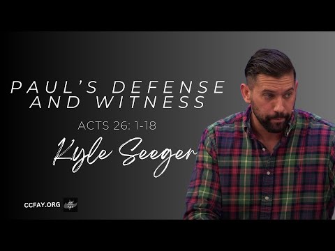 Acts 26:1-18 | Paul's Defense and Witness | December 6 2023.