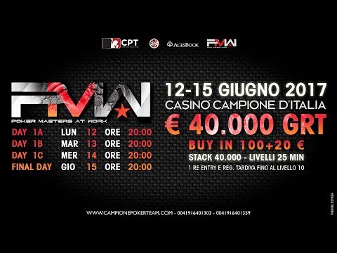 Poker Masters at Work40.000 GRT  -- Final Day --