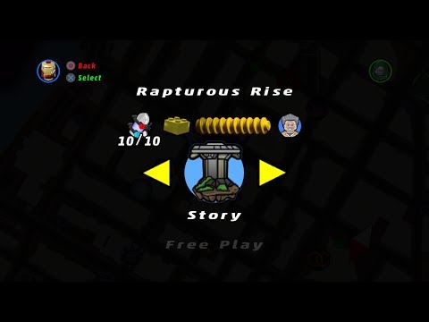 Lego Marvel Superheroes - Level #12 - Rapturous Rise - Free Play Mode!!!!!