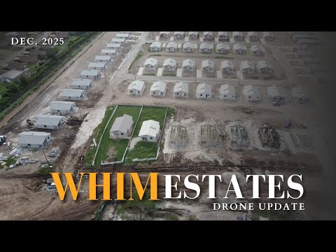 The Future of Jamaica Housing Is Being Built at Whim – December 2025 Drone Update