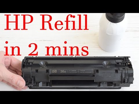 Refill HP 36A, 78A, 79A, 83A, 85A, 88A Toner Cartridges in 2 Minutes! Quick DIY Guide