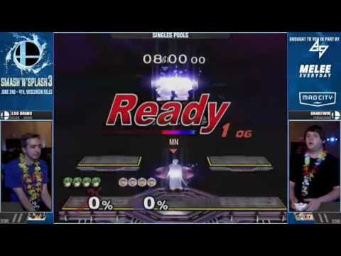 Smash 'N' Splash 3 - 100 Grand (Marth) vs. Grab2Win (Ice Climbers) - Round Robin Pools