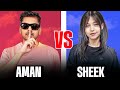 AMAN Vs SHEEK 1V1 CHALLENGE WHO WON