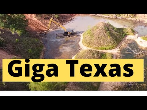 Drone Shows What Impacts Tesla Giga Texas Construction