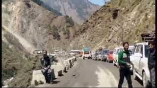 preview picture of video 'Jammu-Srinagar highway landslide'